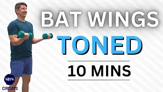 Over 50s Get Rid Of 'BAT WINGS' 10 min *FLABBY ARMS* Workout