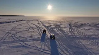 Вездеходы «Архант» на Онежском озере. г.Вытегра, 2024.