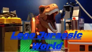 Lego Jurassic World T Rex Vs Indominus Rex