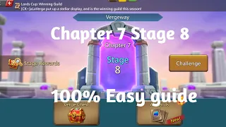 Lords mobile Vergeway chapter 7 stage 8 easiest guide