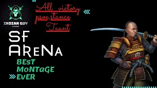 SF ARENA| ALL characters ePIC & SeaSonal |#VICTORY POSE #STANCES #TAUNTS