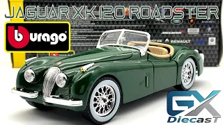 1/24 Bburago Jaguar XK 120 Roadster (Green)