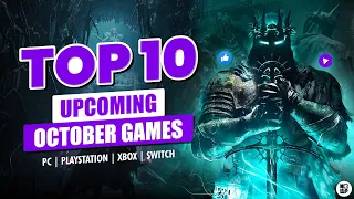 Top 10 New Upcoming Games October 2023