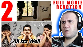 First time seeing: 3 idiots | Hindi | Full Movie Reaction Part 2 - All izz well - Powerful scene