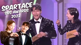 Spartace at the 2022 awards ✨ Song Jihyo Kim Jongkook | 런닝맨 송지효 김종국 ￼