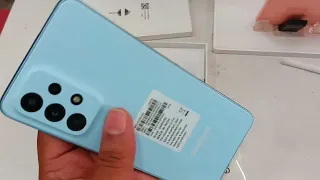 SAMSUNG A33 5G AWESOME BLUE UNBOXING