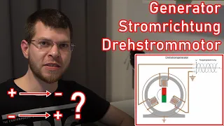 Spannungserzeugung, Generator, Stromrichtung, Drehstrommotor