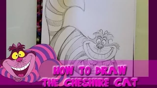 How to Draw the CHESHIRE CAT from Disney's Alice in Wonderland - @dramaticparrot