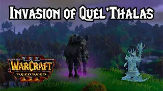 Warcraft 3 Reforged | Path of the Damned Walkthrough Part 3: Scourge Invasion of Quel'Thalas , Hard