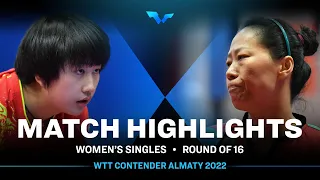 Li Yuqi vs Fu Yu | WS | WTT Contender Almaty 2022 (R16)