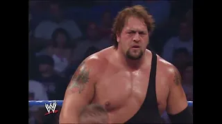 Big Show & Eddie Guerrero vs Kurt Angle & Reigns (Angle shaves Show's head) 1/2 (SmackDown) HD 2004
