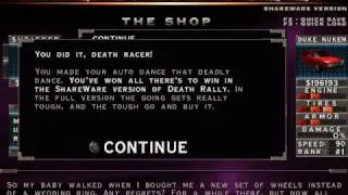 Death Rally Shareware Version completed in 145 races