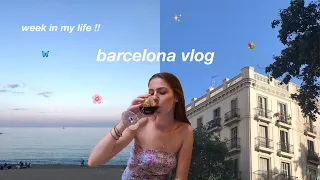 week in my life | study abroad in barcelona !!