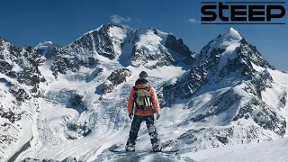 Steep™ Gameplay 50 min | Skiing, Wingsuit Flying, Snowboarding, and Paragliding | Ultra Graphics