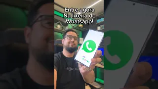 Lixeira secreta do whatsapp no celular