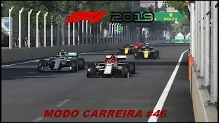 F1 2019 MODO CARREIRA #46 (AZERBAIJÃO):AINDA CONSEGUI SALVAR UM BOM RESULTADO