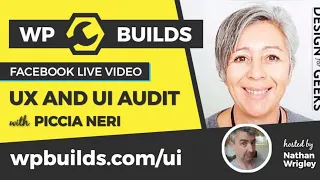 WP Builds UI / UX LIVE with Piccia Neri