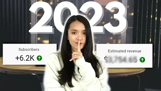 How Much I Made On YouTube in 2023 | I 3Xed my Channel!  VEED.IO Review
