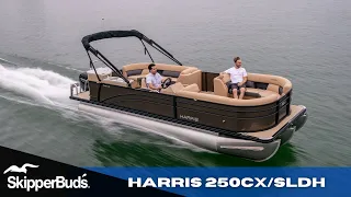 2022 Harris 250 Cruiser SLDH Tri-Toon Boat Tour SkipperBud's