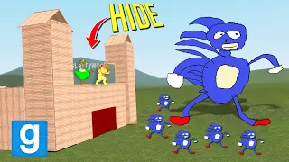 Can SANIC break into my FORT?! (Gmod Sandbox)