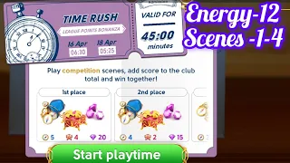 June's journey Time Rush Today Competition League Points energy 12 Scene 1-4 16-18/4/24