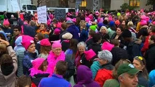 Women's march on Washington set to begin