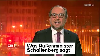 Alexander Schallenberg vergleicht die Situation in der Ukraine mit Österreich im Jahr 1938. #ZIB2