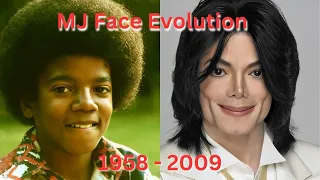 Michael Jackson’s Face Evolution (1958 - 2009) 0 to 50 Years Old