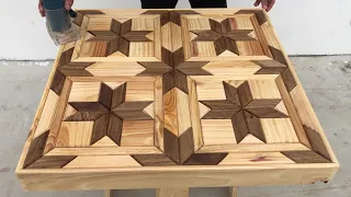 Creative And Unique Woodworking Projects - Making Beautiful Coffee Table for Garden