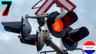 Canadian Railroad Crossings Compilation 7