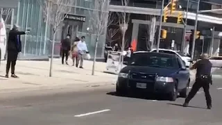 Toronto van attack: Witness video of takedown of person believed to be suspect