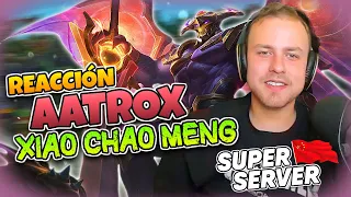 REACCIÓN A EL MEJOR AATROX DEL MUNDO TOP #1 2075 LP EN EL SUPER SV CHINO