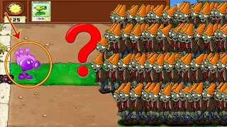 Plants vs Zombies Hack | 1 Threepeater vs 99999 Gargantuar Zombies