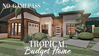 Roblox Bloxburg - No Gamepass Tropical Budget House - Minami Oroi