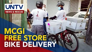 Bicycle delivery service, inilunsad ng MCGI Free Store sa Caloocan