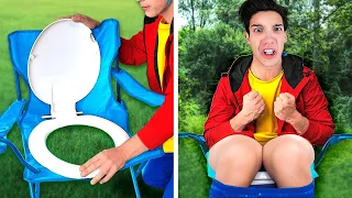 RICH vs BROKE Parenting HACKS for Camping - Genius HACKS and GADGETS | Funny by La La Life