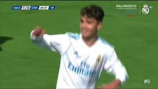 Israel Salazar vs Unión Carrascal - Real Madrid 'Cadete B' (U15) - All touches