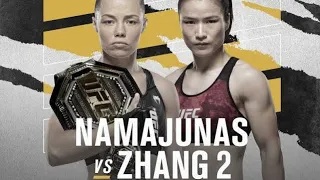 Rose Namajunas vs Zhang Weili 2 full fight.