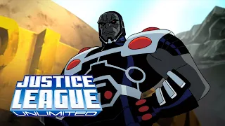 Batman escapes from Darkseid´s Omega Beams | Justice League Unlimited