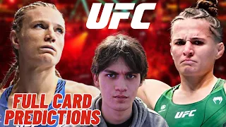 UFC Fight Night Blanchfield vs. Fiorot Full Card Predictions!