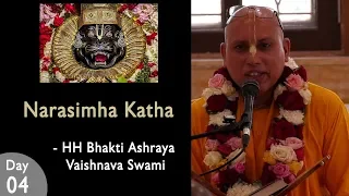 Narasimha Katha by Bhakti Ashraya Vaishnava Swami on 28th Apr 2018 at ISKCON Juhu