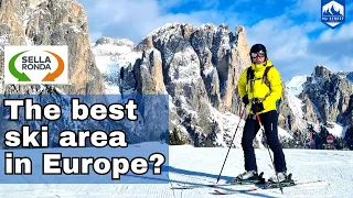 The best ski area in Europe ? Sellaronda ski tour & Dolomiti Superski, Italy - 4 days itinerary
