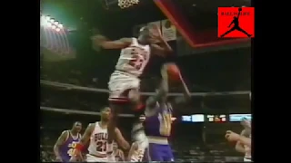 Michael Jordan Defies the Laws of Physics in this Block.