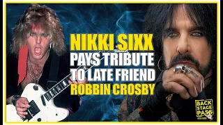 ⭐NIKKI SIXX PAYS TRIBUTE TO HIS LATE BEST FRIEND ROBBIN CROSBY, ON THE 20TH ANNIVERSARY OF HIS DEATH