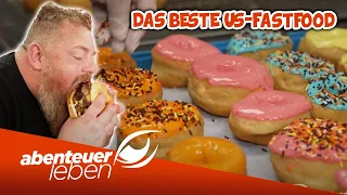 Donuts & Burger vom Rost: Das BESTE US-Fastfood der Route 66 - Teil 1 | Abenteuer Leben | Kabel Eins