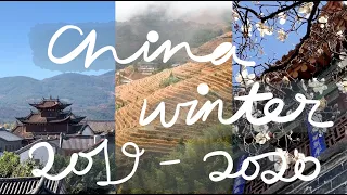 china travel vlog: kunming, dali, guilin - winter 2019/2020