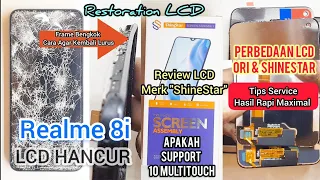 REALME 8i LCD RUSAK HANCUR ? FRAME BENGKOK ? TIPS SERVICE HASIL RAPI PRESISI, SEPERTI HP BARU