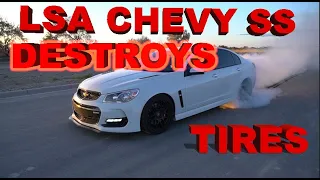 MASSIVE LSA CHEVY SS BURNOUT!