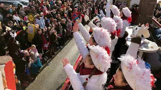 Rosenmontagszug vom 1. TSV Bottrop 🤡 Auftritt am Rathaus 💃 After Zug Party🍾und Karneval Kirmes