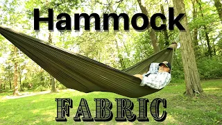Hammock fabrics / For the right amount of stretch and weight rating